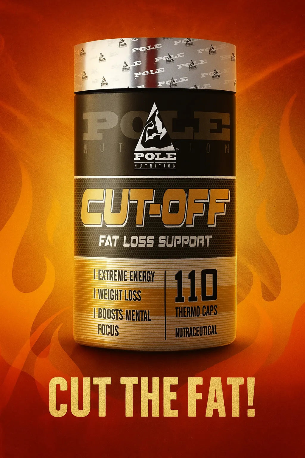 Pole Nutrition Cut Off – 110 Tablets | Advanced Fat Burner for Weight Loss